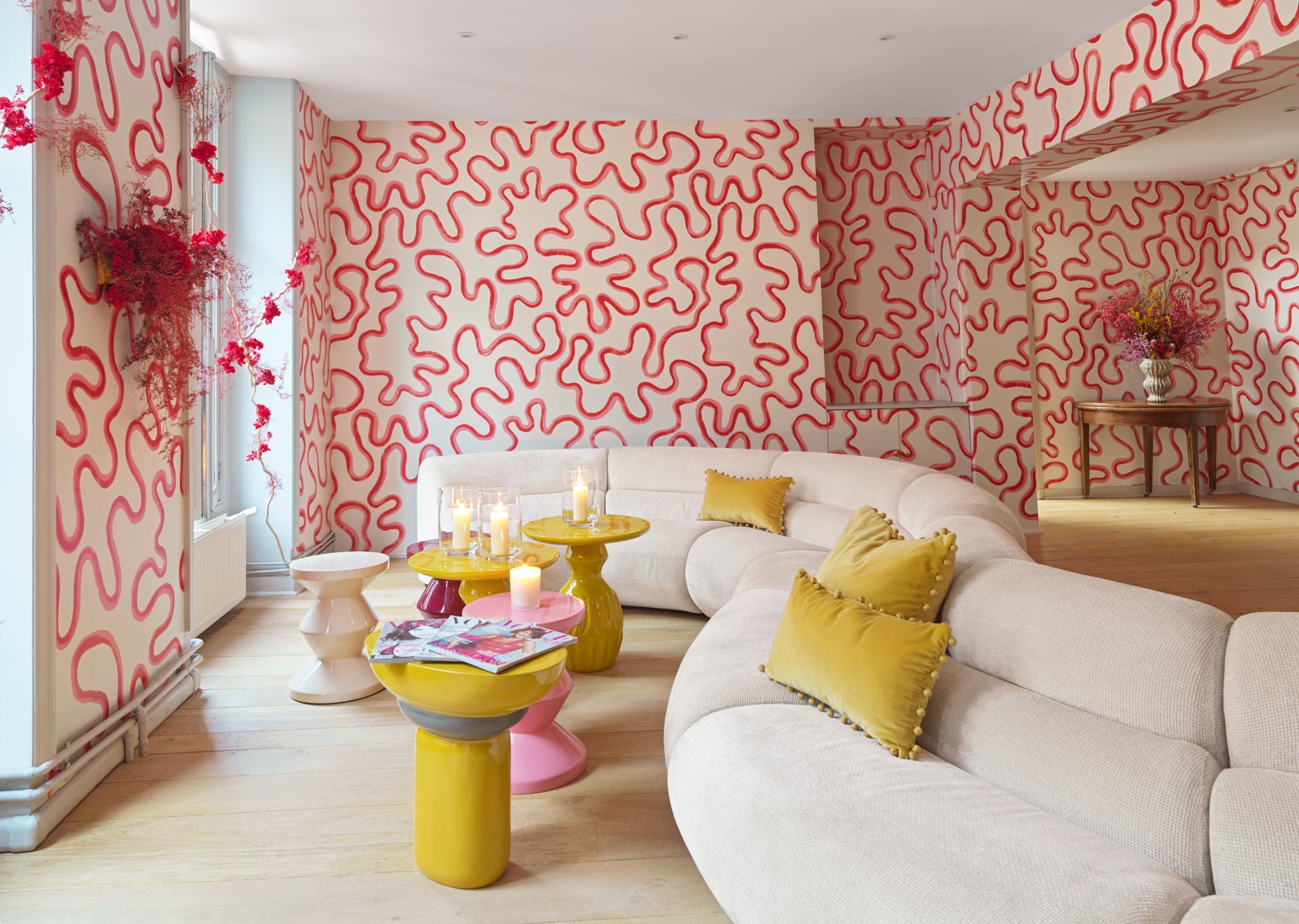Vivienne Cole＆Son Squiggle Wall Paper Rainforest Squiggle Wallpaper - Cole & Son x Vivienne Westwood