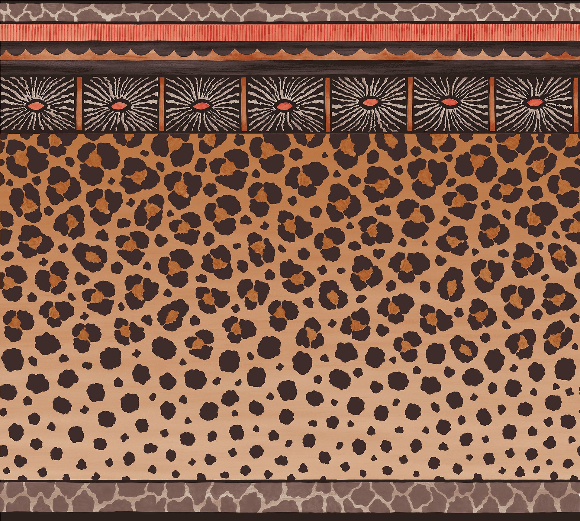 cole and son leopard wallpaper