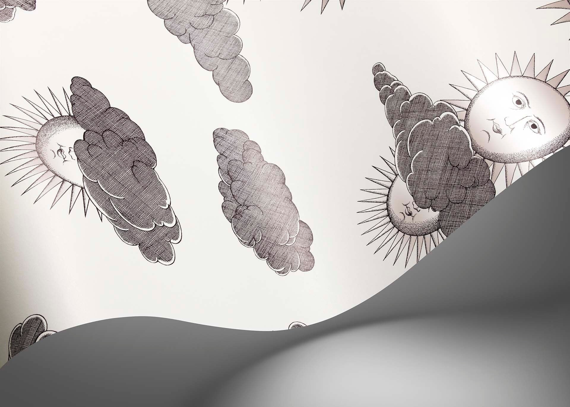 Soli e Nuvole Fornasetti Cole & Son Wallpaper – Cole & Son