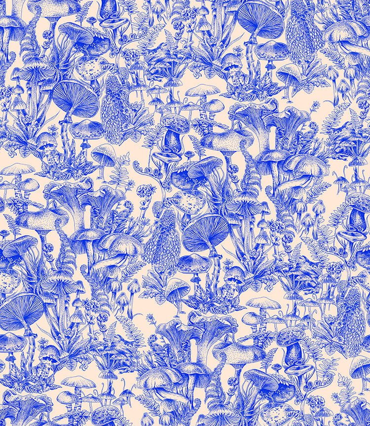 Fungi Forest - Navy
