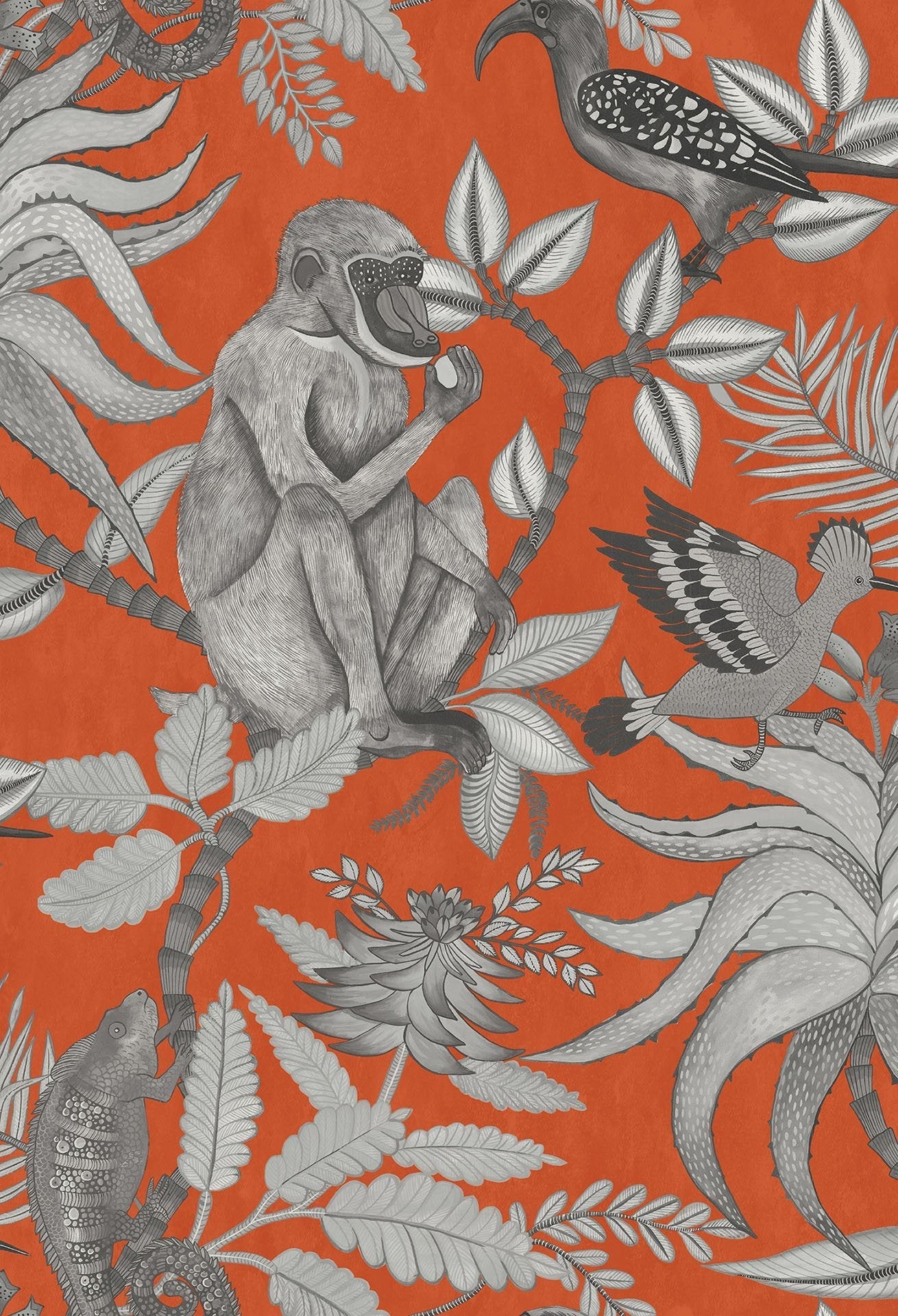 orange animal wallpaper