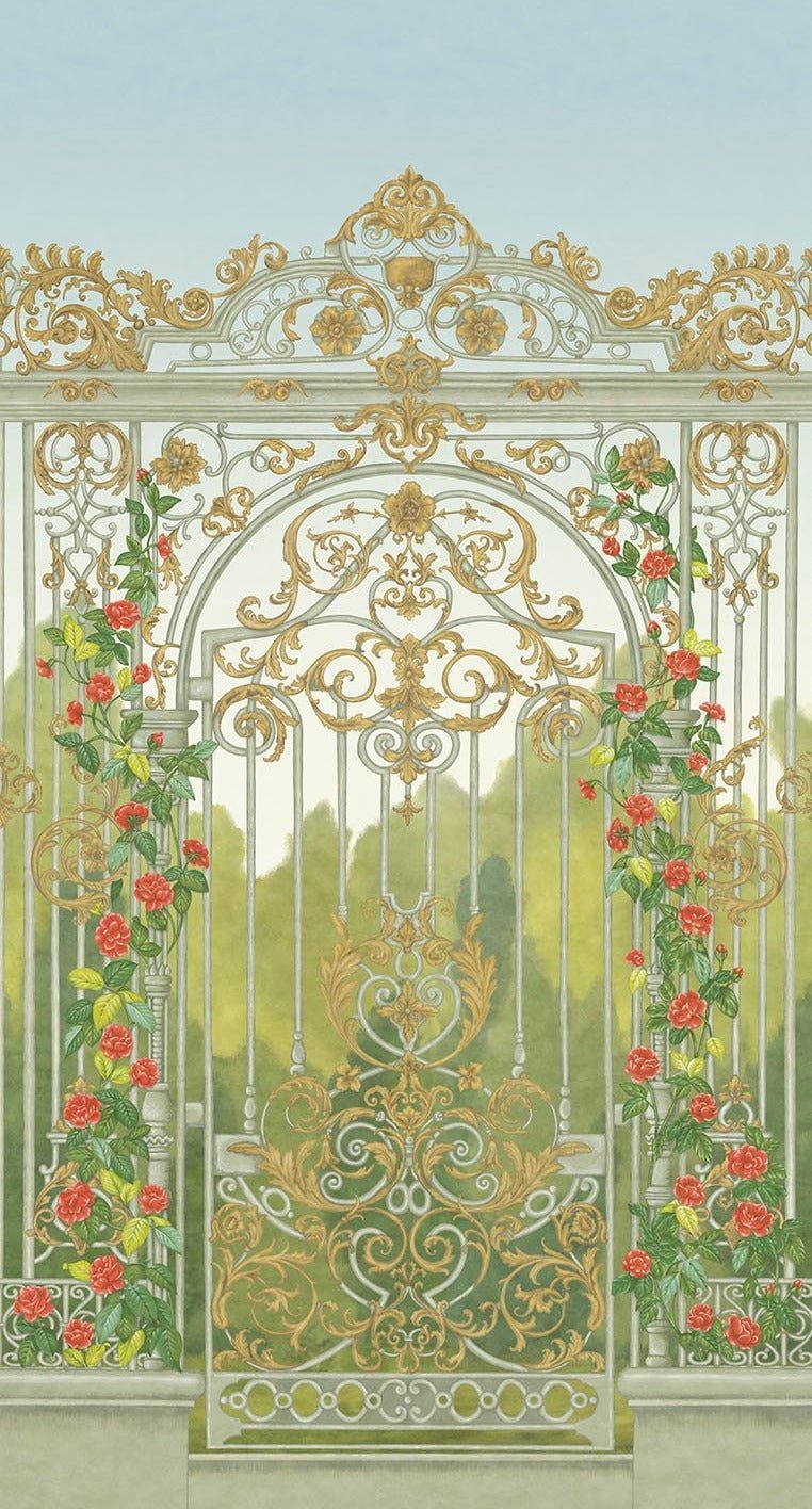 Tijou Gate - Spring Green, Soft Olive & Rouge
